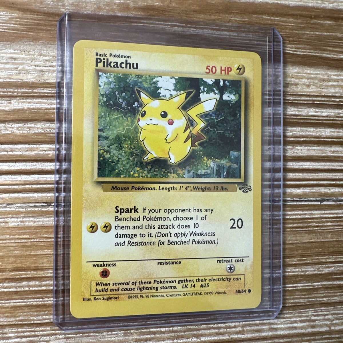 Pokemon Card Pikachu Jungle 60/64 Vintage LP-NM OFF CENTER | eBay