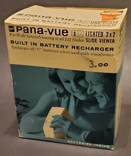 GAF Pana-vue 1R Lighted 2x2 Slide Viewer 2573 - Open Box New