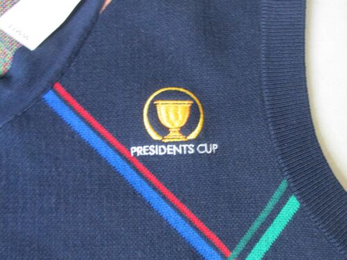 NEW Lacoste SPORT Presidents Cup Lacoste Checked Sweater Vest MENS XL Blue $170. - Picture 3 of 7