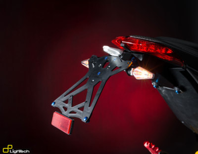 LIGHTECH VERSTELLBARER KENNZEICHENHALTER DUCATI HYPERMOTARD 821