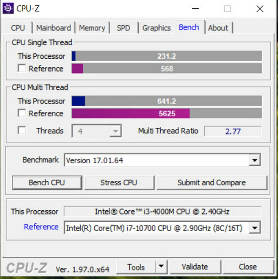  Intel Core i3-4000M 2.4GHZ 3MB CACHE Socket G3 -USED - Image 4 of 4