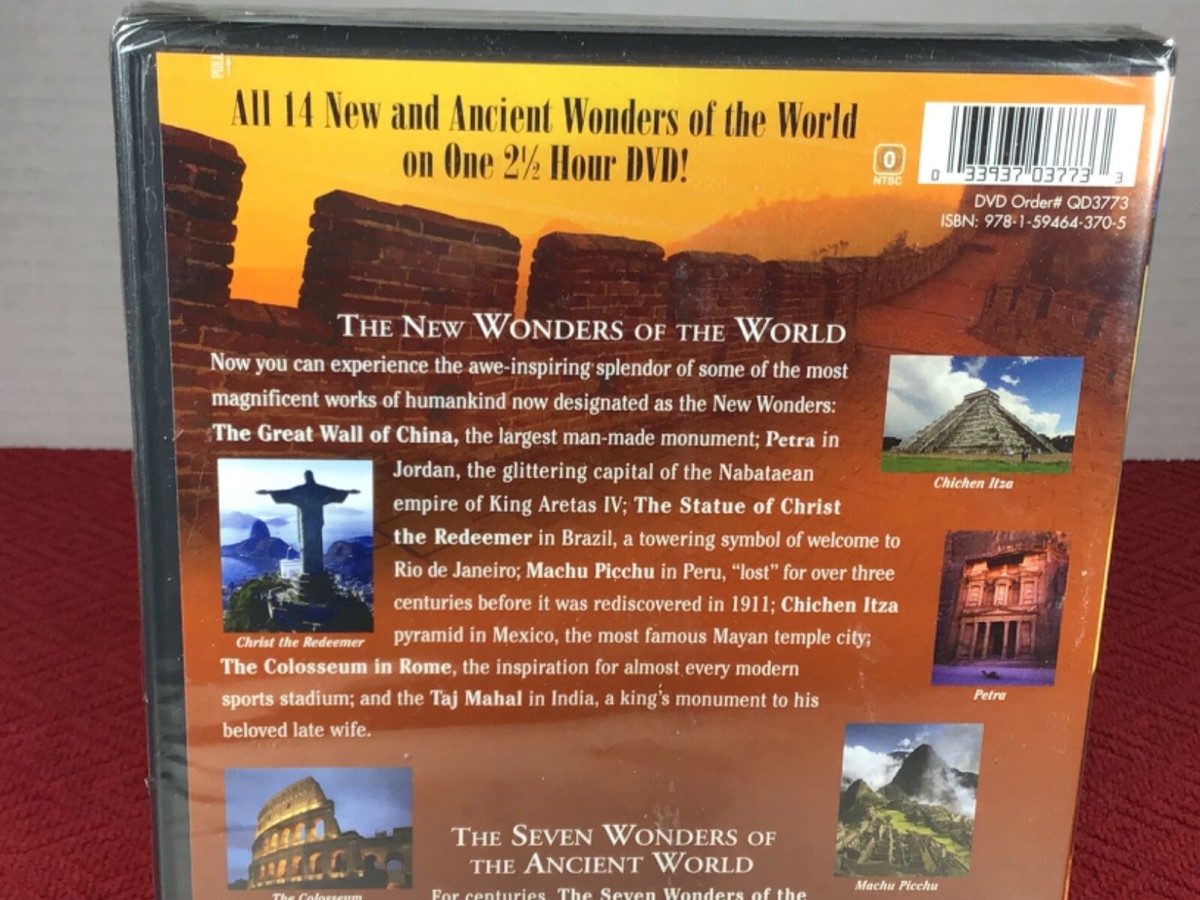 14 Wonders of World - Ancient and New DVD. New. Fast Free