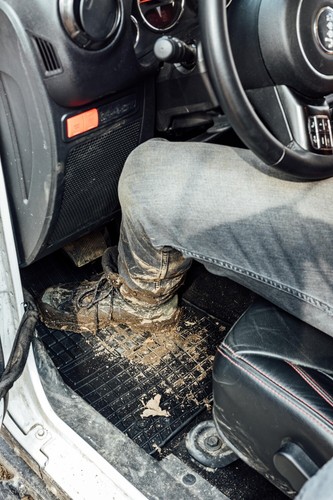 Tappetini Tappeti per Fiat Doblo II 2010-2020 su misura in gomma - Imagen 7 de 11