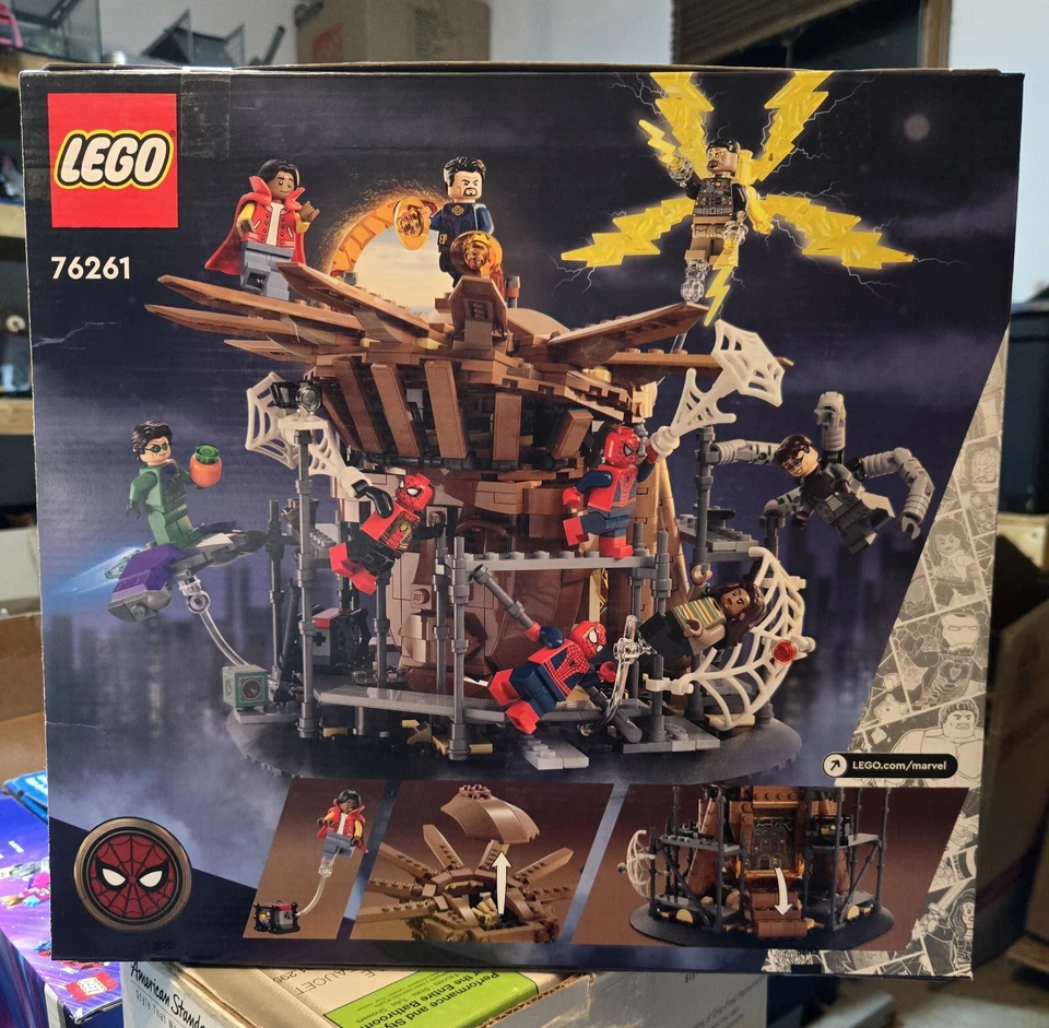 LEGO 76261 Marvel No Way Home Spider-Man Final Battle Factory Sealed MiniFigs! - Image 2 of 4