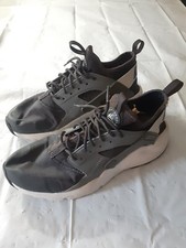 Nike Air Huarache Run Ultra Youth Sneaker 7Y Black Gray Running Shoe 847569-008