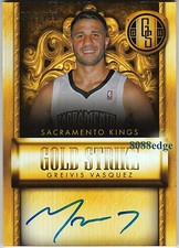 2013-14 GOLD STANDARD GOLD STRIKE AUTO: GREIVIS VASQUEZ #251/299 AUTOGRAPH KINGS