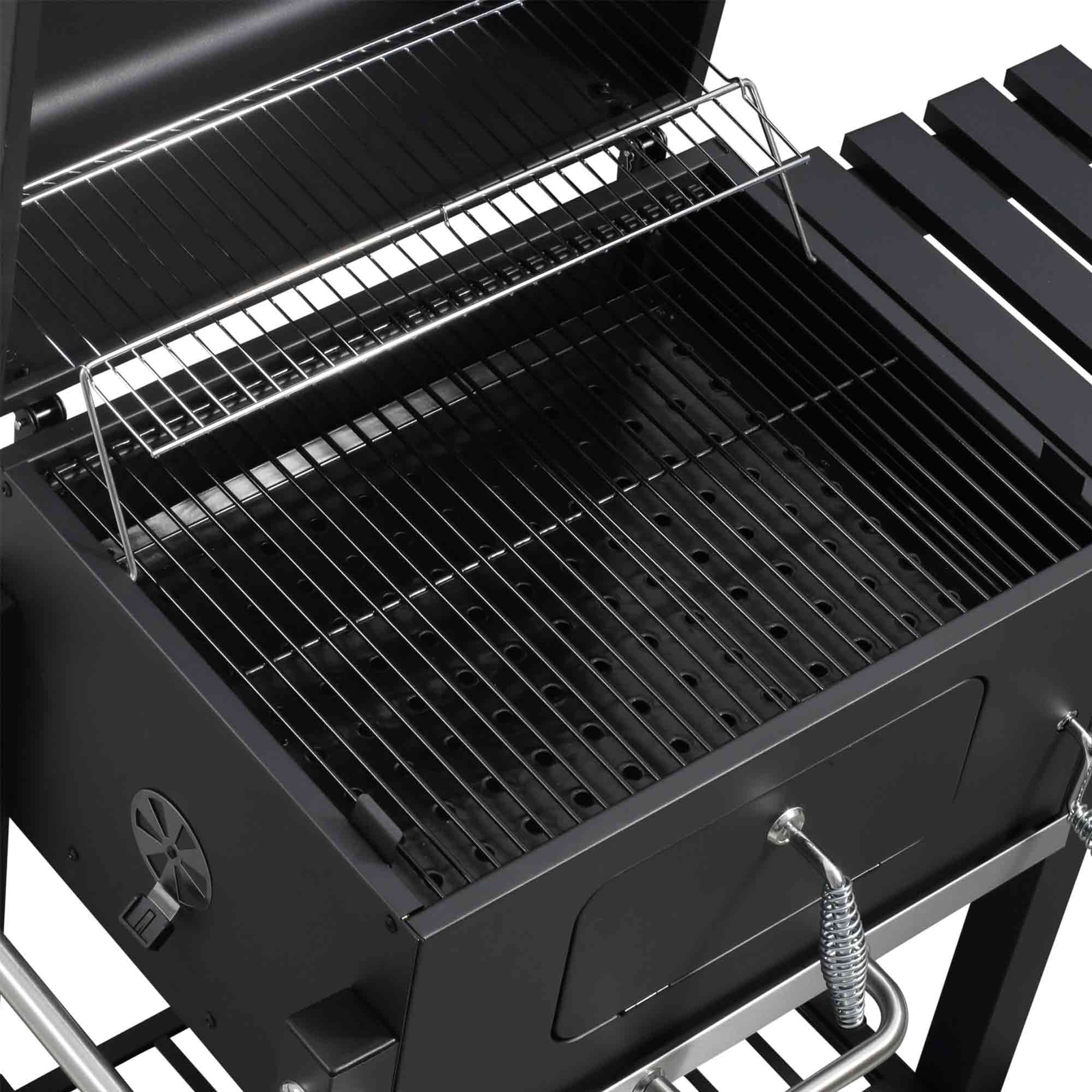 GRILLSKÄR houtskoolbarbecue, zwart/roestvrij staal buiten, 86x61 cm - België GRILLSKÄR houtskoolbarbecue, zwart/roestvrij staal buiten, 86x61 cm - België