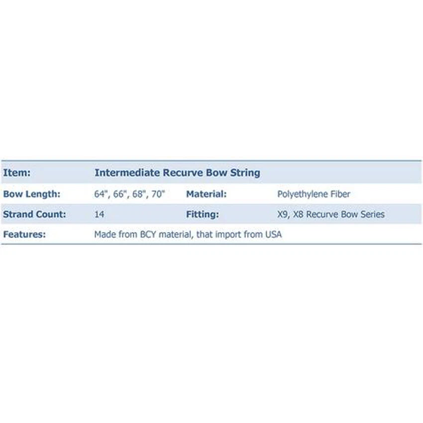 Arco 66/68/70" para Sanlida X9 cuerda flecha tiro con arco arco arco recurvo intermedio Foto 3 de 4