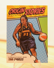 2024 Panini Origins WNBA - #7 Tina Charles - Origin Stories - Connecticut Sun