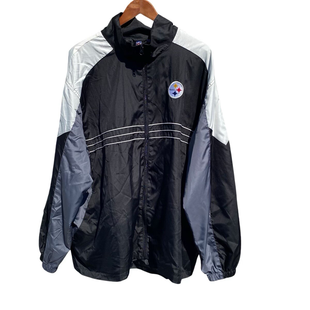 Pittsburgh Steelers NFL Team Apparel Reebok SI Wind Breaker 2XL Sports Football thumbnail 16