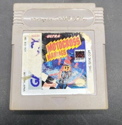 (NINTENDO GAMEBOY, 1989) MOTOCROSS MANIACS Cartridge Only 
