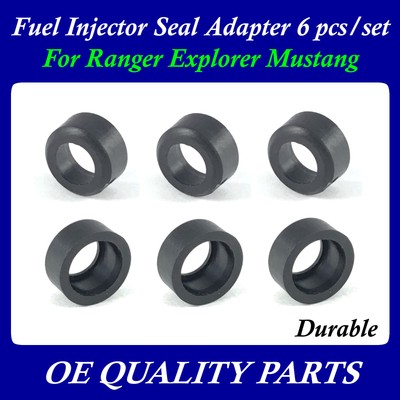 6 pcs of set for Ford 4.0L V6 Pickup SUV F77Z9G512AA Fuel Injector Seal Adaptor