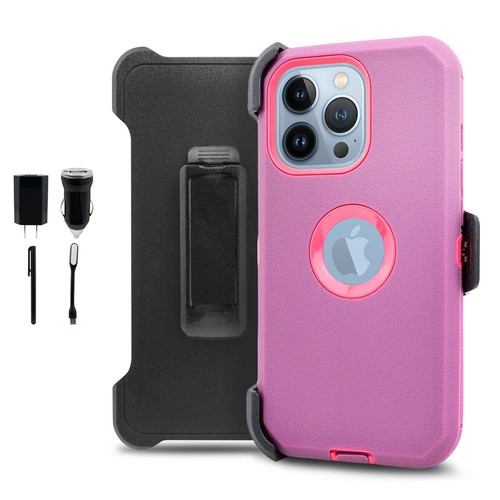 Bundle+For iPhone 13 MINI 13 13 PRO 13 Pro Max Holster Belt Clip Phone Case - Picture 13 of 24