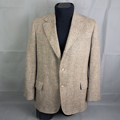 Vintage J. Press 40R Mens Sportcoat 3-Roll-2 Tweed Blazer Hand Tailored USA