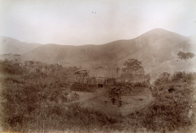 Van Mai Hanoi Gebiet Indochina Vietnam altes Foto Zunge Sing 1895