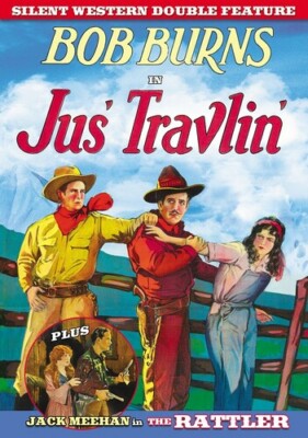 SILENT WESTERN DOUBLE FEATURE: JUS' TRAVLIN'/THE RATTLER