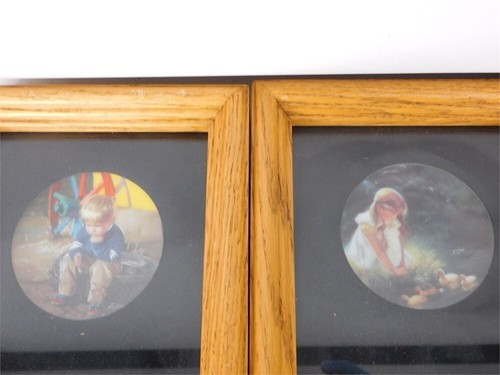 Pemberton & Oakes collezione di 6 piatti in miniatura 3,25" di Donald Zolan vintage - Foto 4 di 21