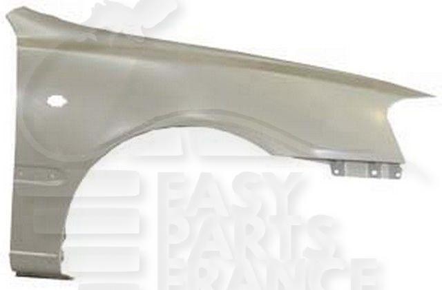 Aile avant-droit Hyundai Accent 01/00-02/03 piece carrosserie avec trou de feu
