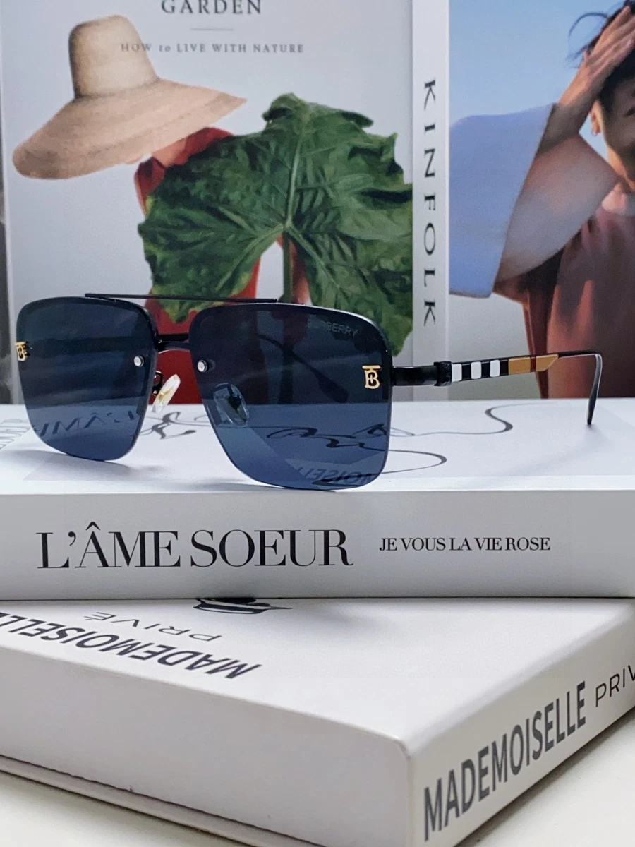 BURBERRY ネイビー 四角形メガネフレーム中古品 BURBERRY ネイビー
