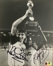 Alan Smith Michael Thomas signed Arsenal 10x8 photo RACC Trusted Seller ACGCert