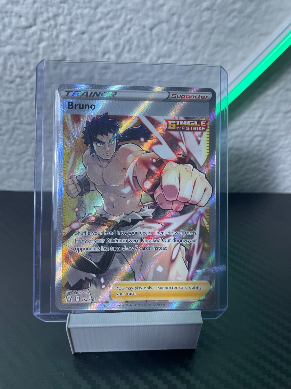 Bruno (Full Art) 158/163 Swsh05: Battle Styles Holo Near Mint NM