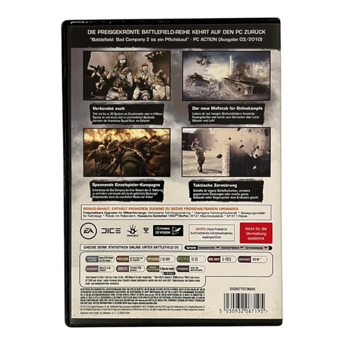 Battlefield: Bad Company 2-Limited Edition PC DVD-ROM | Game | 2010 - Picture 2 of 2