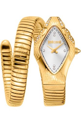 Just Cavalli Women's Signature Snake Ferocious 22mm Quartz Watch JC1L306M0035