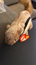 Ty Beanie Baby CHIPPER The Chipmunk Collectible Plush RETIRED Vintage Original