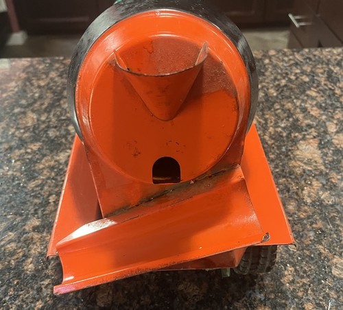 Camión mezclador de concreto de cemento listo para mezclar acero prensado Structo Toys de colección - Imagen 6 de 6