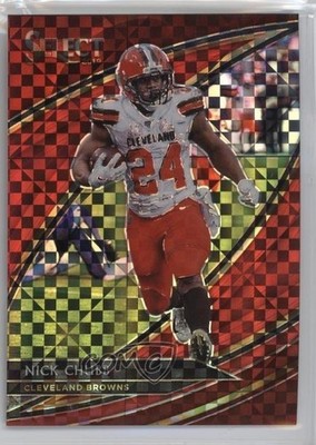 2019 Panini Select Field Level Red Prizm 43/49 Nick Chubb #210 is2