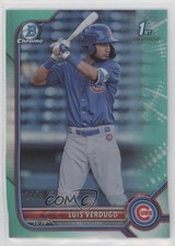 2022 Bowman Chrome Prospects Aqua Refractor 118/125 Luis Verdugo #BCP-147 4a7