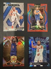 Jalen Brunson 4 Card Lot incl Select Red /199 BOD refractor My House Purple
