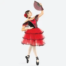 Revolution Dance Bolero/Spanish Style Dance Dress (Adult XL)