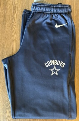Dallas Cowboys-Nike On-Field Navy Therma-fit Sweatpants-Medium -NFL