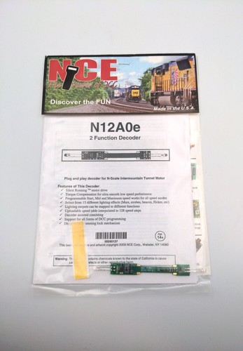 NCE 0127 N12A0e N 2 funciones decodificador versión 3,5 motores túnel intermontaña | Zustand: New