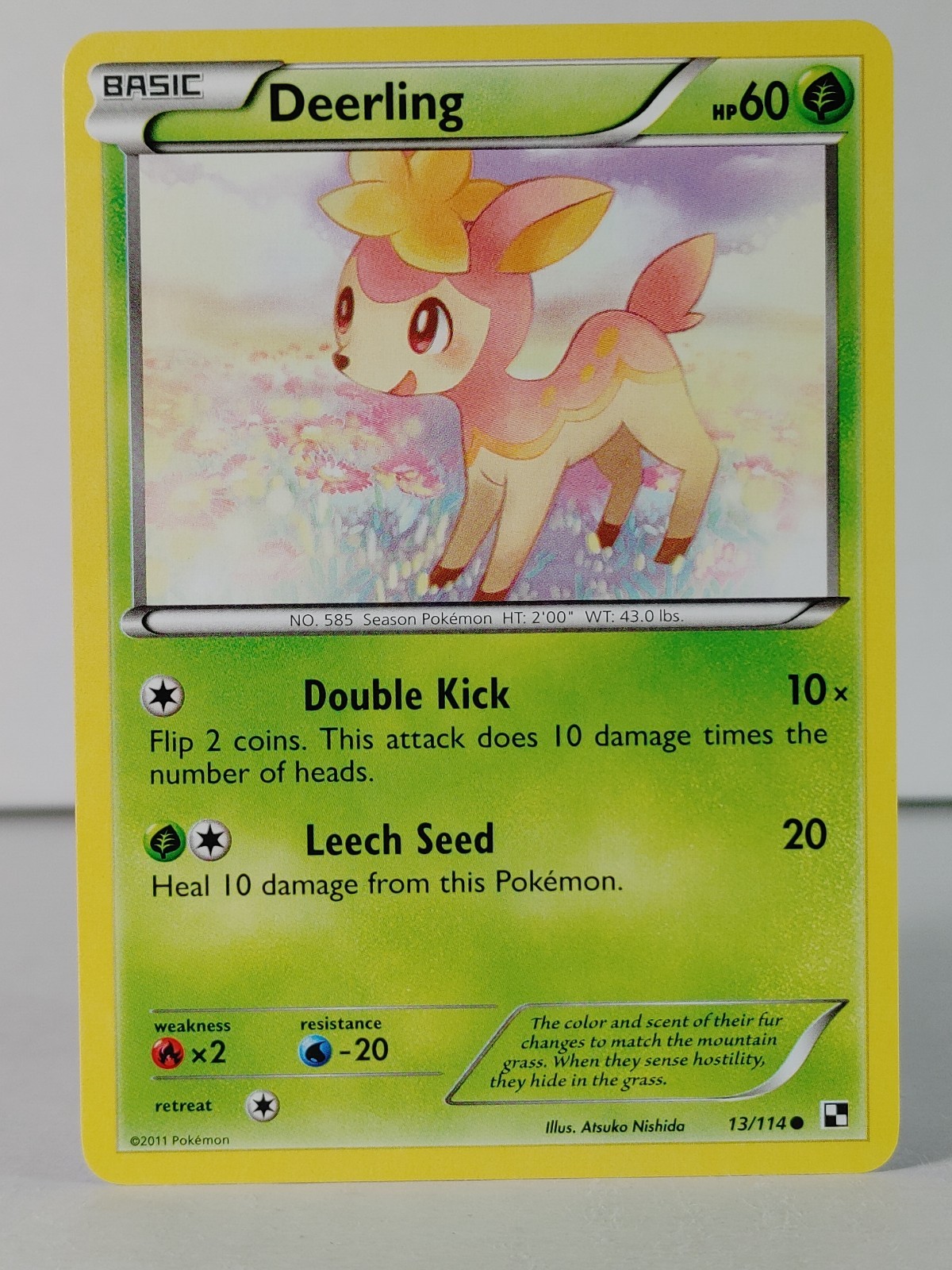 Deerling - Black & White base set #13 - Pokemon -F