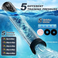 Vacuum Electric Penis Pump for Male ED Enhancement Penis Enlarger Rechargeable-
