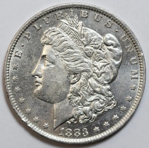 1883-O $1 Morgan Silver Dollar Uncirculated - RAW - Nice Lustrous Coin