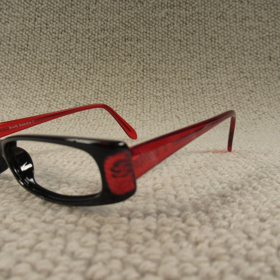 Glasses Frames Natasha 21-60-846 Black Red Rectangle Eyewear Spectacles - Image 4 of 4