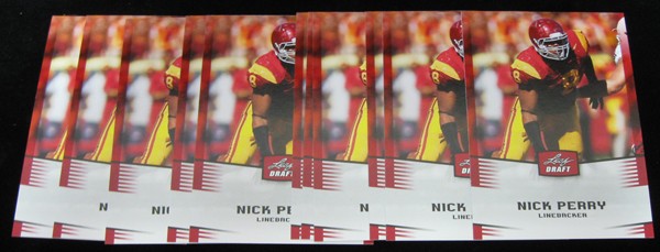 Lot of (10) 2012 Leaf Draft Nick Perry #38 NM/MT to Mint