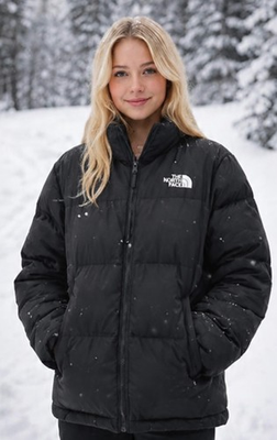 #ad BLACK NORTH FACE WINTER PUFFER JACKET AU $169.99
