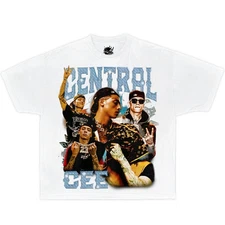 CENRAL CEE Boxy Vintage Shirt Graphic T-shirt Oversized Boxy Streetwear Y2K 