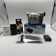 Canon ZR45MC Mini DV Camcorder AC Adapter /Battery /Charger A/V Cord Tested