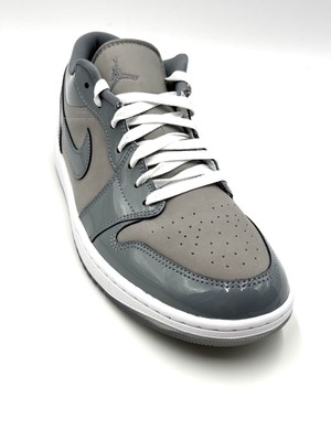 Air Jordan 1 Low グレー 10.5 Size 10.5 - Air Jordan 1 SE Low Patent Cool Grey for sale