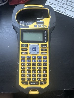 Brady BMP21-PLUS Handheld Label Printer UNTESTED CORROSION BATTERY NO ADAPTER