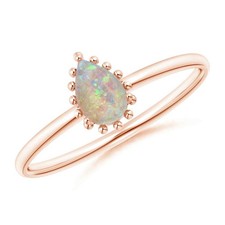 925 Silver Opal Gemstone Prong Solitaire Statement Wedding New Ring Jewelry