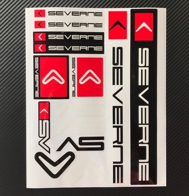 SEVERNE Windsurfen Aufkleber für Bulli Camper Van Wohnmobile SEVERNE Sticker Set