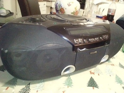 Boombox Philips AZ 2030 CD,Radio,Cassette Netzteil Top