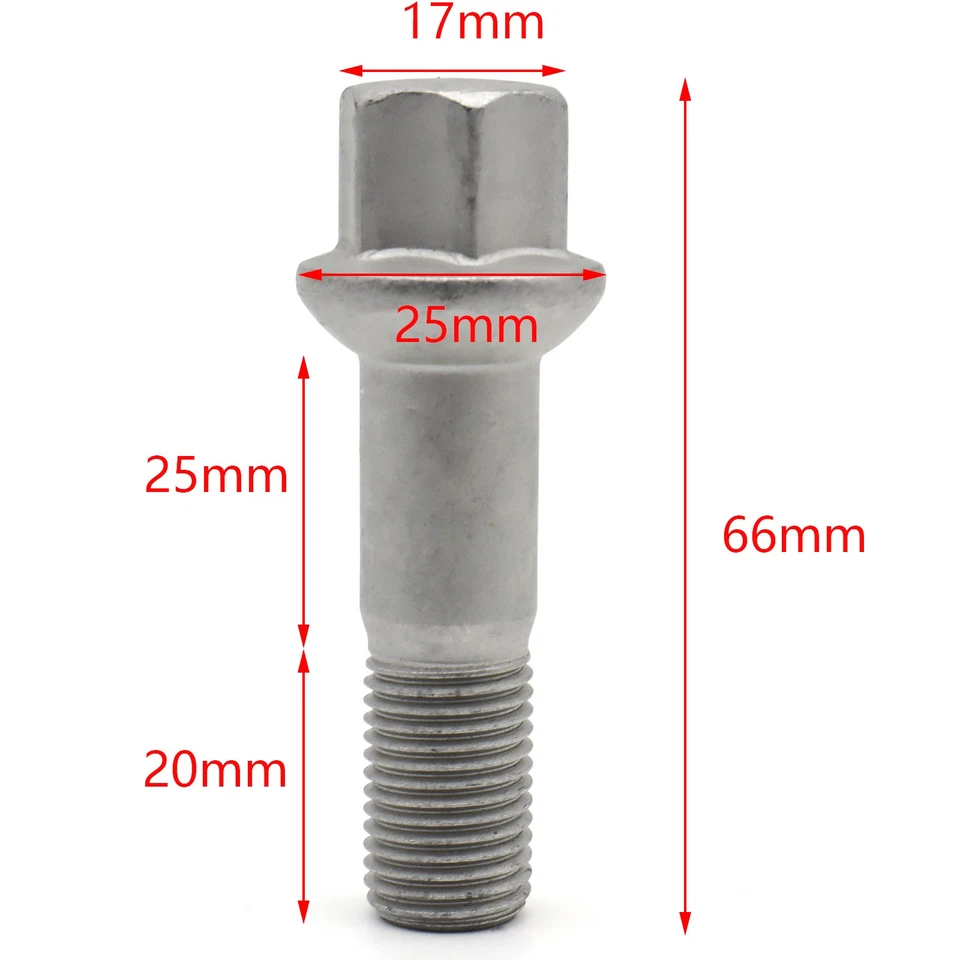 20x Wheel Lug Bolt Nut For Maybach 57 62 Mercedes-Benz CL500 G500 G63 GLC300 AMG Foto 2 de 4
