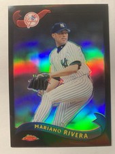 2002 Topps Chrome Mariano Rivera Black Refractor /50 New York Yankees #270